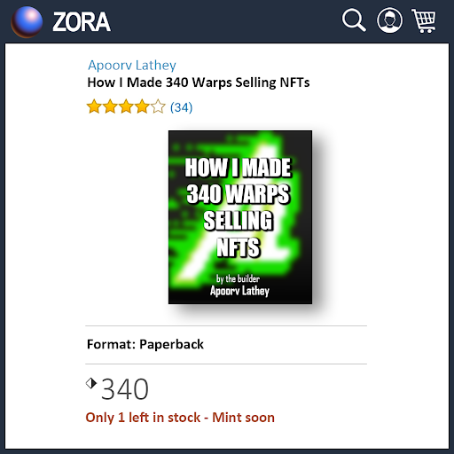 How I Made 340 Warps Selling NFTs